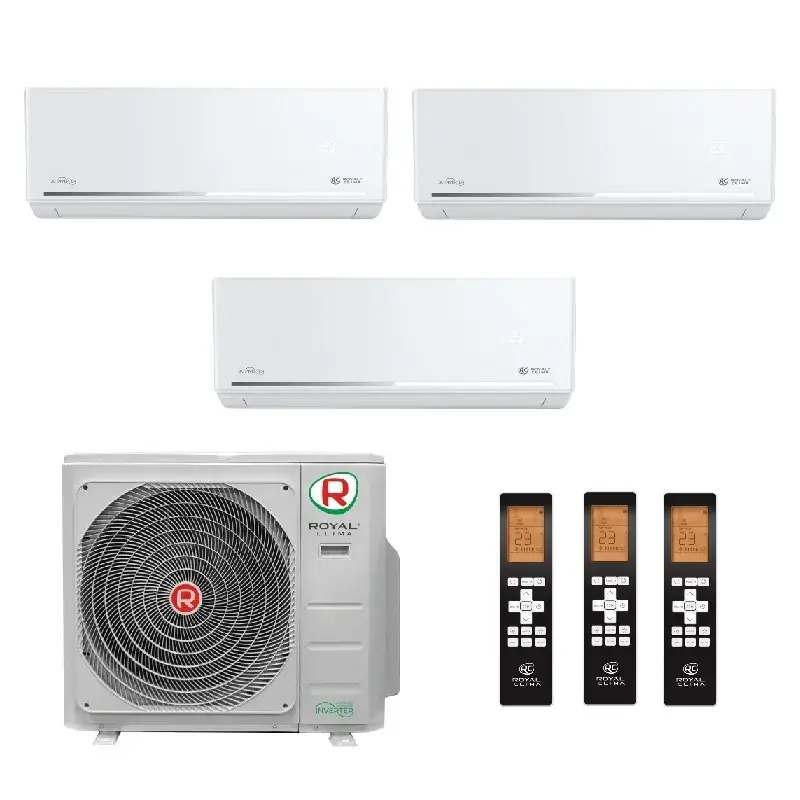Royal Clima 20м²+20м²+20м² 3RMN-21HN / OUT / RCI-FC09HN - 3 шт. 