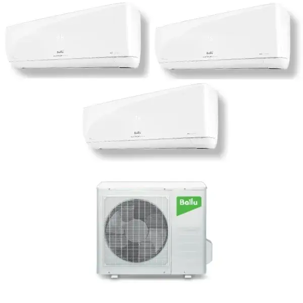 Ballu 25м²+25м²+25м² BA3OI-FM/out-27HN8/EU / BSUI-FM/in-09HN8/EU - 3 шт.