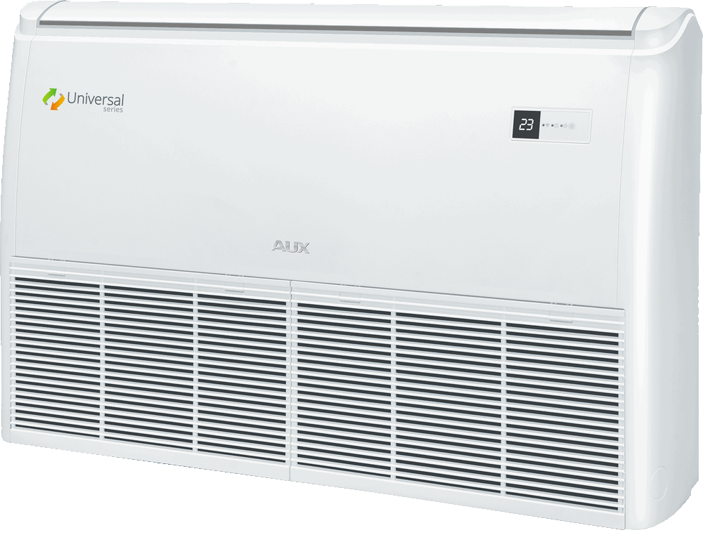 Напольно-потолочный кондиционер AUX ALCF-H36/4DR2A + AL-H36/4DR2A(U), белый