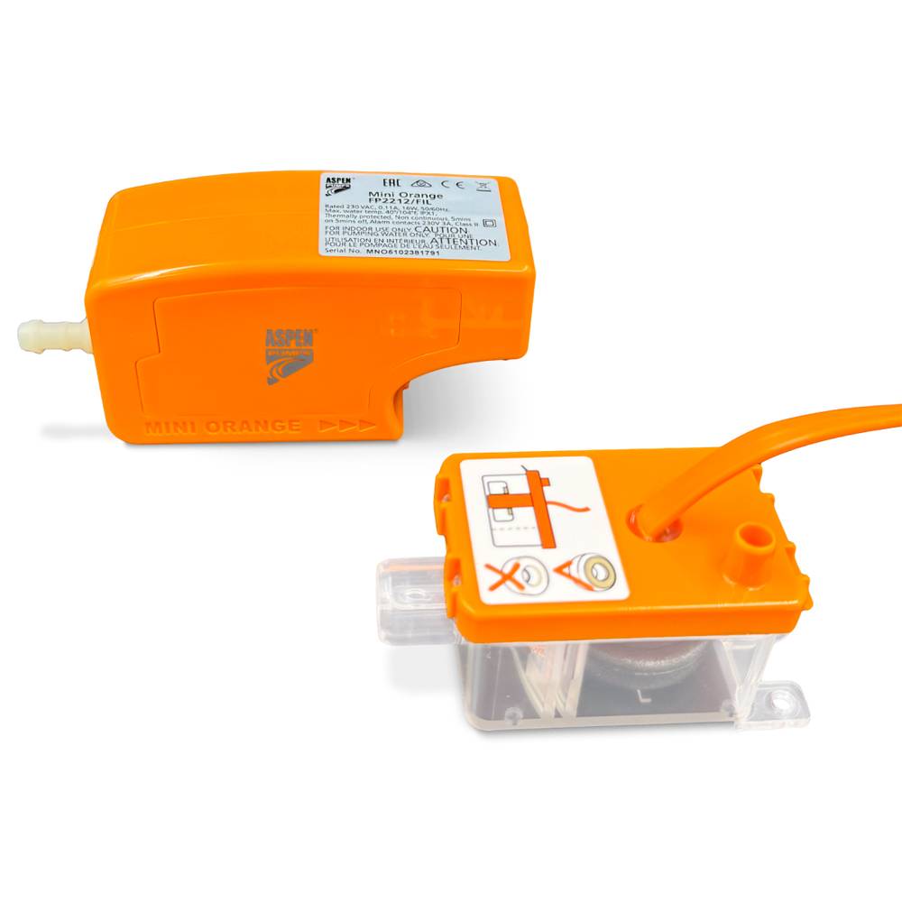 Помпа дренажная Aspen Mini Orange (проточная, 12 л/ч, 21 Дб)