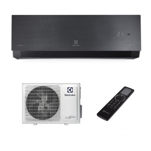 Сплит-система инверторного типа Electrolux Enterprise Super DC EACS/I-09HEN-BLACK/N8_24Y комплект