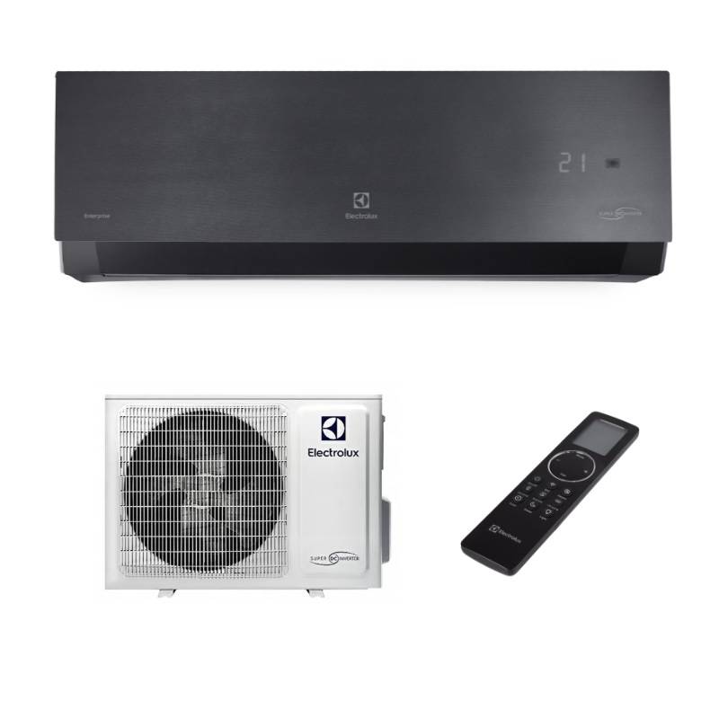 Сплит-система инверторного типа Electrolux Enterprise Super DC EACS/I-09HEN-BLACK/N8_24Y комплект